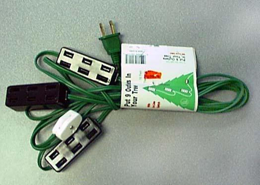 Recalled "12 Foot Tree Light Cord" extension cord