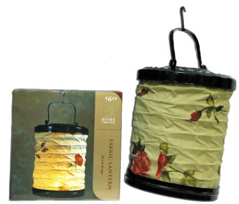 Recalled Fabric Lantern