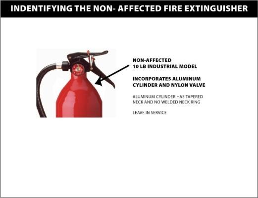 Identifying Affected Fire Extinguisher