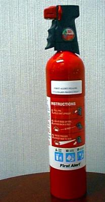 Recalled First Alert fire extinguisher