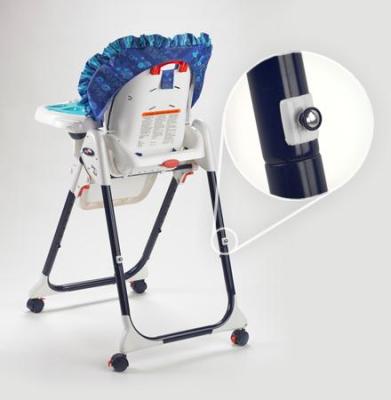 Recalled Healthy Care High Chair with close-up of the storage peg