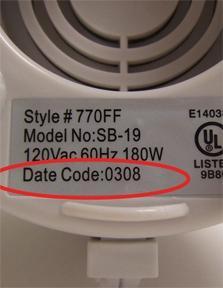 Picture or recalled Fit & Fresh Smooth Blend Mixer Label