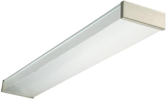 Recalled Lithonia Lighting Nickel End Wrap Fluorescent Ceiling Light Fixture