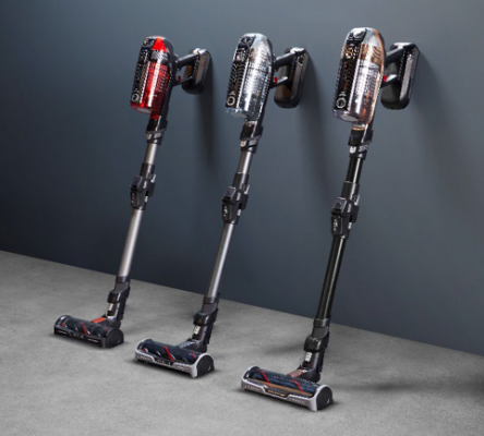 X-Force Flex vacuum cleaner (red, black and silver) that has the recalled lithium-ion battery in the handle