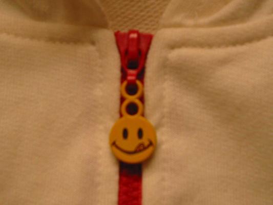 Zipper of recalled garment