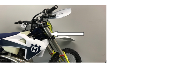 The VIN number is located on the right side of the steering head. (which is in the same location for all makes and models)
