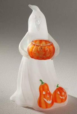 Image of recalled candleholder - Ghost holding Pumpkin