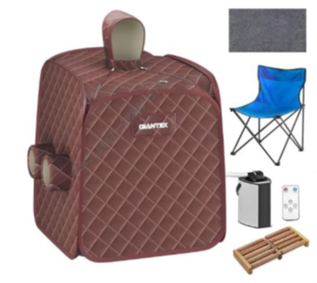 Recalled Portable Steam Sauna with accessories, Model Number: BA7733US-CF 