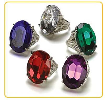 Recalled Gigantic Gemstone Rings