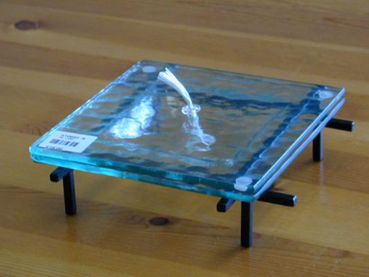 Recalled glass oil-burning lamp