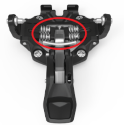  Only ski bindings with gray springs in their toe components are included in this recall
