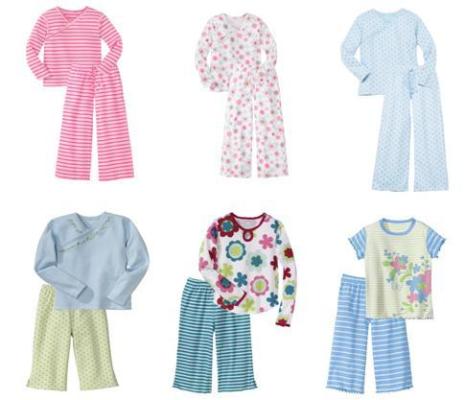Recalled Hanna Andersson Children's Crossover Tee and Lounge Pant Sets and Cropped Johns