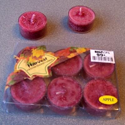 Recalled Harvest Brand Tea Light Candles