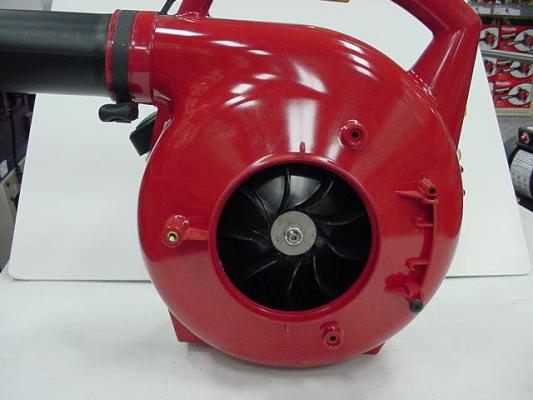 Recalled Blower with Missing Vacuum Inlet Cover