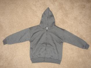 Gray Hooded Sweatshirt