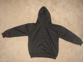 Black Hooded Sweatshirt