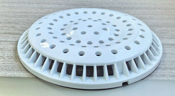 Recalled Houoto 642-2150V Pool Drain Covers (side view)