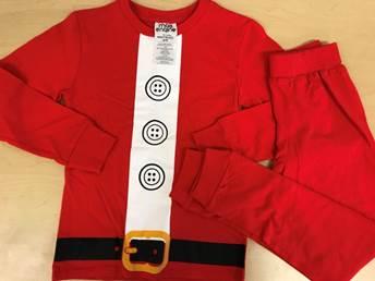 Recalled pajama set – Santa Claus print