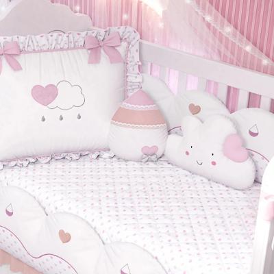 Recalled 9-Piece Pink Love Rain Crib Bedding Set, 99701