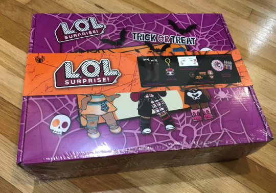 L.O.L. Surprise! Trick or Treat box that included the recalled metal doll pin
