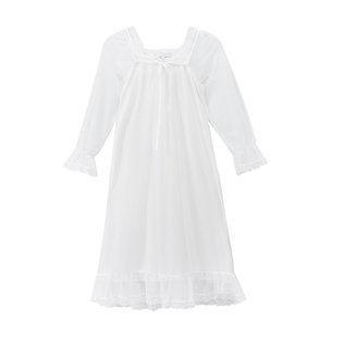 Recalled Nightgowns for Girls, Soft Cotton Long Sleeve Sleepwear, Full Length Mesh Nightdress