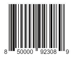 Model Number is located above the barcode on the back of the recalled safe