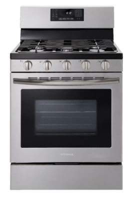Recalled Insignia Front Control Gas Range, model number: NS-RGFGSS1