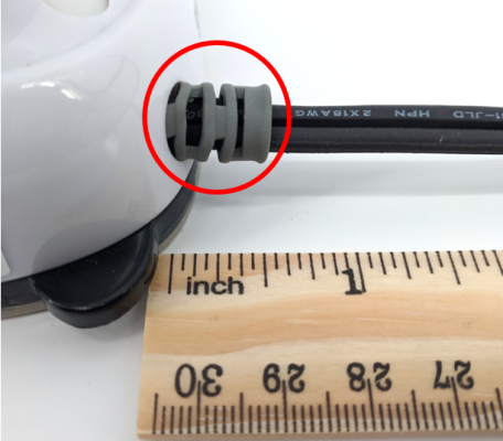 Bushing on recalled irons measuring less than one inch