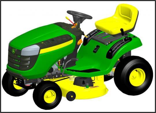Picture of recalled Lawn Tractor