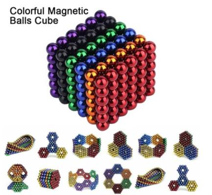 Magnetic Stones Toy Creativity Development DIY Magnetic Beads, 5mm (.2-inch)