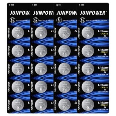 Recalled Junpower CR2032 batteries (Packaging model 2023-V3)