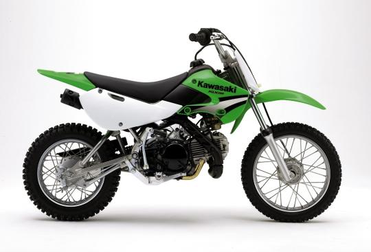Recalled Kawasaki 2005 model KLX110 off-highway "minicycle"