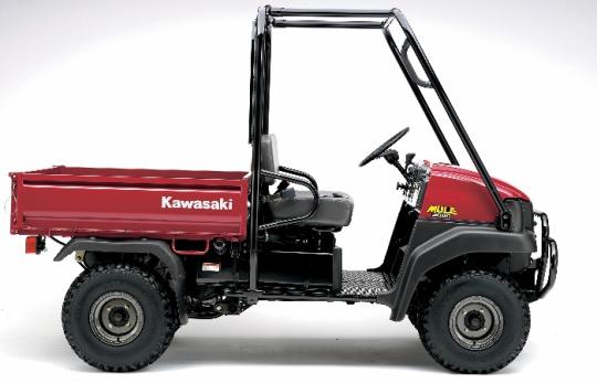 Recalled Kawasaki MULE utility vehicle