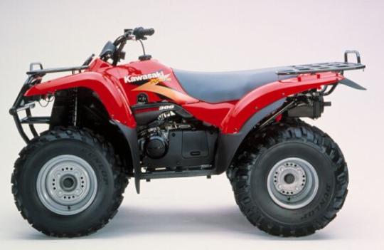 Recalled Kawasaki Prairie all-terrain vehicle (ATV)