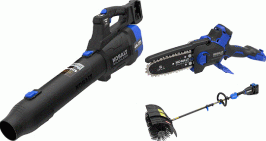 Recalled Kobalt yard power tools