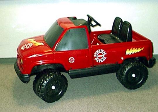 Recalled children's riding vehicle