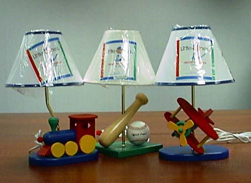 Little Ones wooden accent lamps