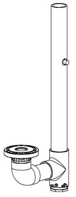 Black vent pipe/tubing of recalled unit