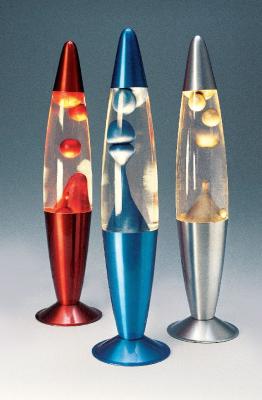 Image of Metallic Motion Lamps (red, blue and silver)