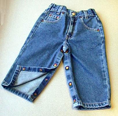 Recalled Levi's jeans with metal inseam snaps