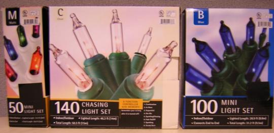 Recalled Mini Light and Chasing Light Sets