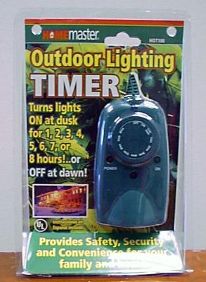 Recalled Outdoor Lighting Timer