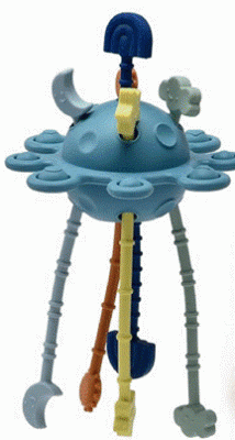 Recalled Little Rawr Silicone Pull String Teething Toys