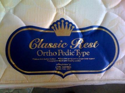 Recalled Mattress Set Label