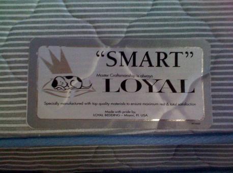 Recalled Mattress Set Label