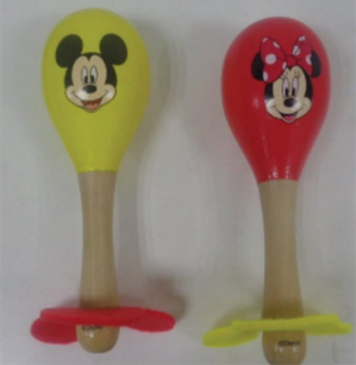 Wooden Music Shaker and “DTR M&M Maracas” Baby Rattles