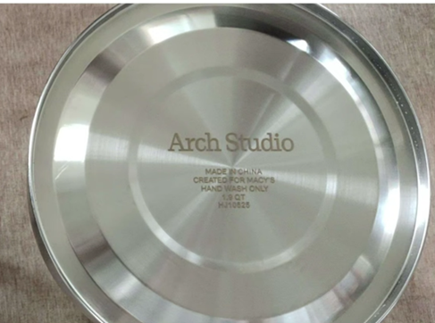 "Arch Studio” and “HJ10525” are etched on the underside of the recalled kettles.