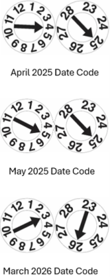 Date code wheels included in this recall