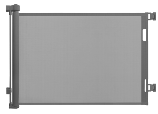 Recalled Mom Genius retractable safety gate - gray