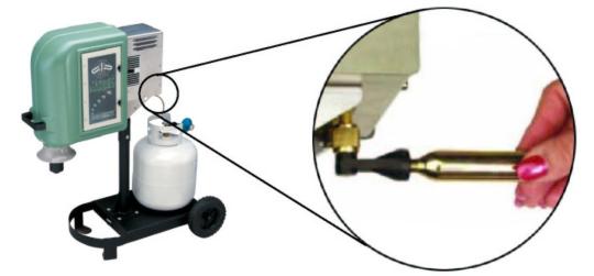 The recalled adapter was provided with some Mosquito Magnet® insect traps, as shown above. The trap is NOT included in the recall.